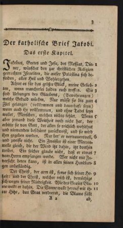Der katholische Brief Jakobi