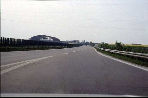 Ausfahrt aus Tangente (München Richtung Dornstadt)