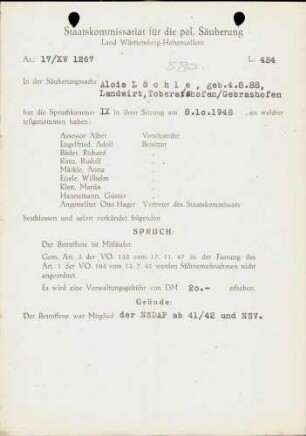 Löchle, Alois
