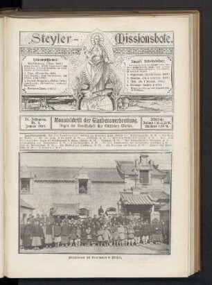 36. Jahrgang. Nr. 4. Januar 1909
