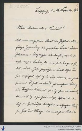 Brief, 26.11.1916
