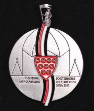 Orden Schützenkönig Neuss 2016/17 Christoph Napp-Saarbourg