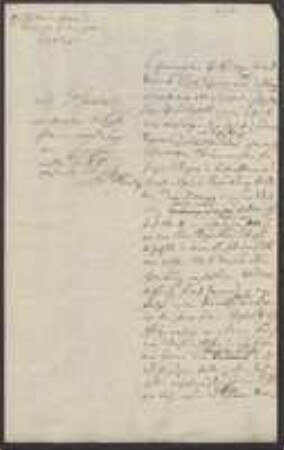 Brief von Regensburgische Botanische Gesellschaft an König Bayern Ludwig I. (I., Bayern, König)