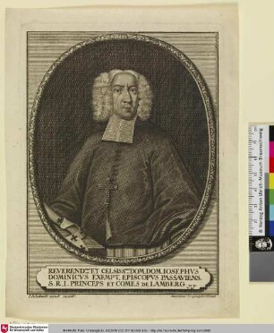 [Joseph Dominicus, Bischof von Passau]