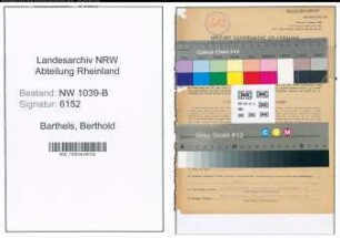Entnazifizierung Berthold Barthels , geb. 18.04.1902 (Landwirt)