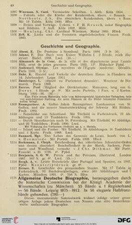 Geschichte und Geographie (Nr. 1102-1239)