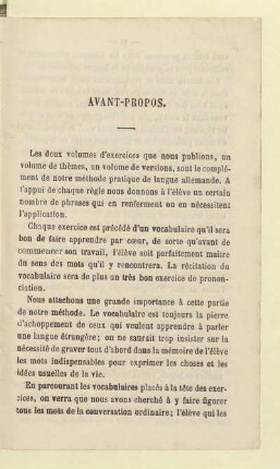Avant-propos