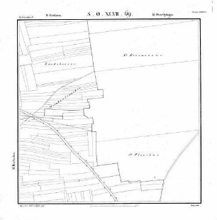 Kartenblatt SO XLVII 69 Stand 1826