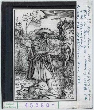 Albrecht Dürer (?) Johannes Gerson als Pilger, Titelholzschnitt