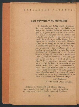 San Antonio y el centauro
