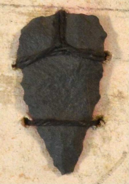 Stone arrowhead