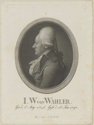 Bildnis des I. W. von Wahler