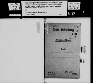 Abänderungen des Statuts über die Kreisstraßen und Kreiswege