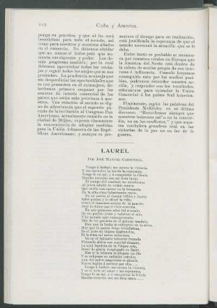 Laurel. [Poesía]