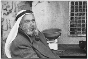 Bethlehem. Araber mit Pfeife