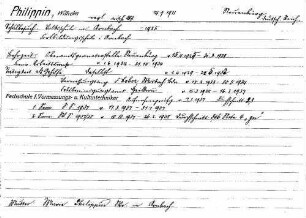 Philippin, Wilhelm