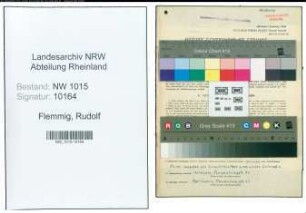 Entnazifizierung Rudolf Flemmig , geb. 28.03.1901 (Stadtsekretaer)
