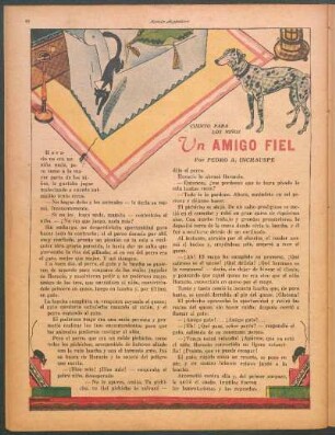 Un amigo fiel : Cuento para los niños