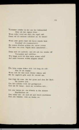 Verlorner schiffer in der see der leidenschaft