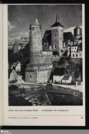 Alte Wasserkunst und Ortenburg in Bautzen