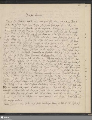 Bl. 86: SvC, Julius an Bunsen, Dresden, 18.10.1853