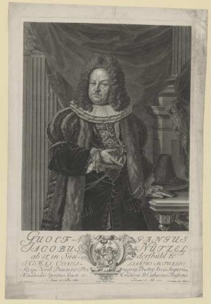 Bildnis des Guolfgangus Jacobus Nützel