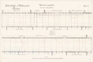 Schlachthof und Viehmarkt, Breslau Verbindungshalle: Grundriss Erdgeschoss 1:100
