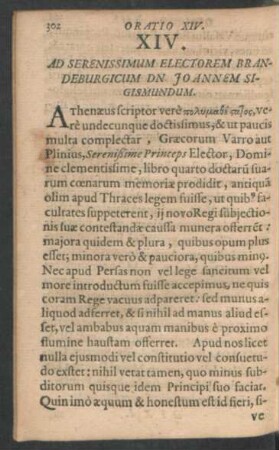 Oratio XIV.
