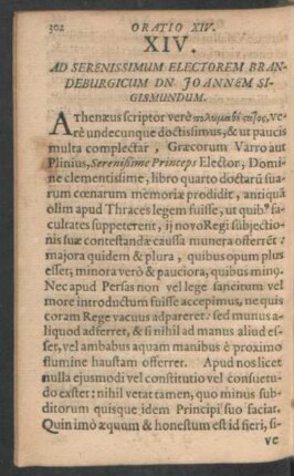 Oratio XIV.