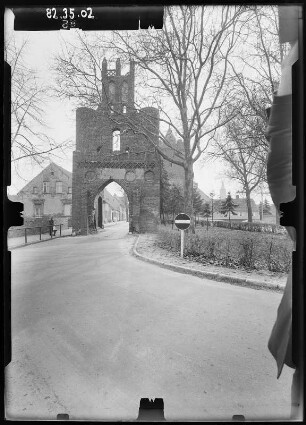 Mittenwalde. Berliner Tor (E. 15. Jh.). Feldseite