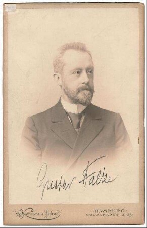 Fotografie von Gustav Falke (1853-1916)