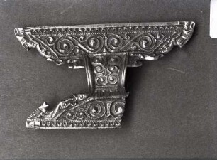 Fibel, Silber, vergoldet