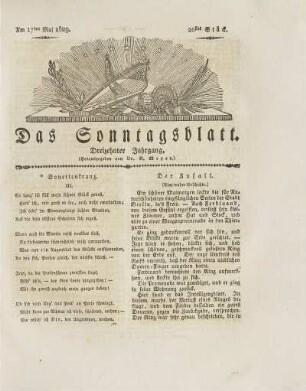 20, 1829: Stück