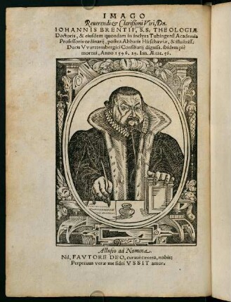 Bild. Johannis Brentii