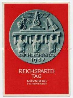 Postkarte zum Reichsparteitag 1937