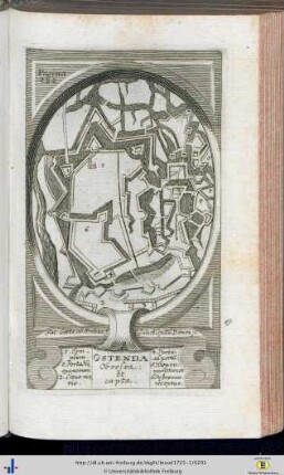 Abbildung. Ostenda obsessa et capta.