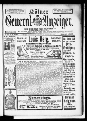 Kölner General-Anzeiger. 1893-1898