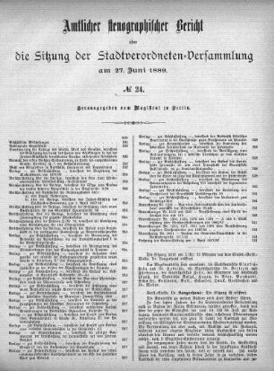No. 24, 27. Juni 1889