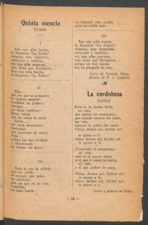 La cordobesa : Zamba
