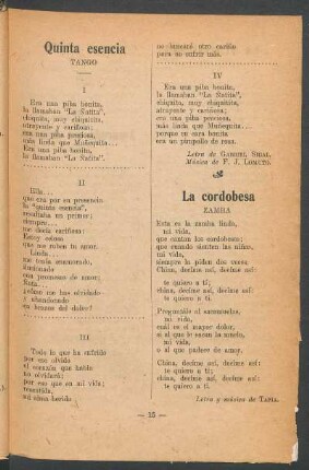 La cordobesa : Zamba