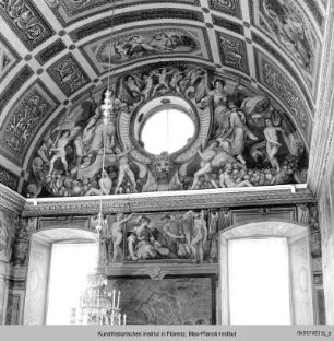 Innendekoration : Personifikationen der Justitia und der Prudentia