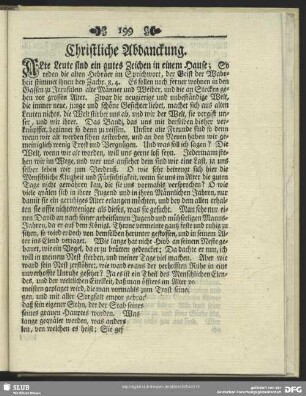 Christliche Abdanckung