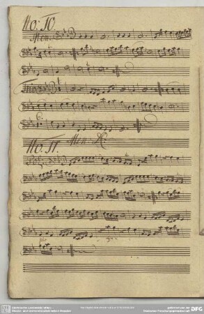 10. Anonymus, Menuette, Es-Dur