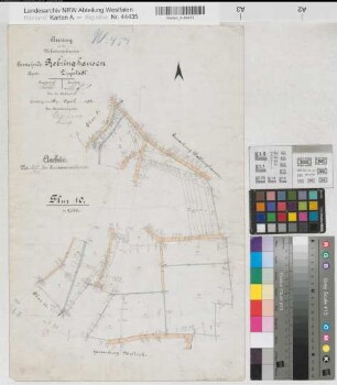 Waltringhausen (Anröchte), Zusammenlegung Waltringhausen, Katasterauszug Robringhausen Flur 10