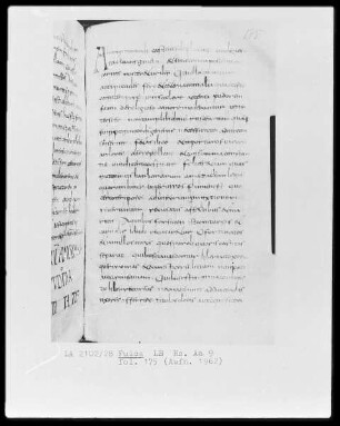 Augustinus, Ambrosius, Faustus Reensis, Pseudo Gregorius Illiberitanus — Initiale A, Folio 175 recto
