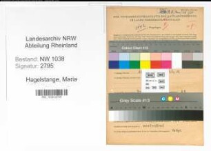 Entnazifizierung Maria Hagelstange , geb. 28.08.1922 (Lehrerin)