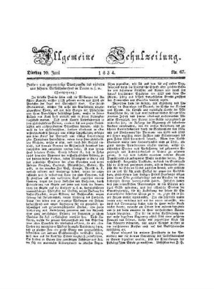 Frühere und gegenwärtige Standpunkte des niederen und höheren Volksschulwesens in Bayern, mit stäter Rücksicht auf die verschiedenen Erziehungssysteme; frohe Aussichten und bevorstehendes Blühen desselben. : Erste Abteilung (Fortsetzung).