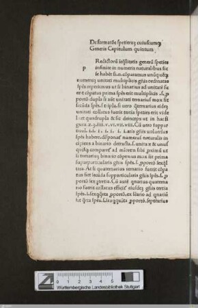 Liber III / Cap. V