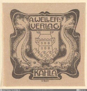 Druckermarke Weller, A.