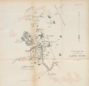 Carte No. 1. Croquis des environs de Lang-Son